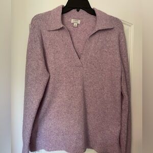 EUC | J. Crew collared sweater - Lavender